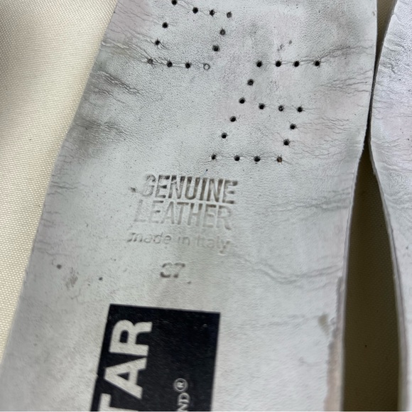 GOLDEN GOOSE Leather Animal Print Sneakers, Size 37 EU - Picture 15 of 15